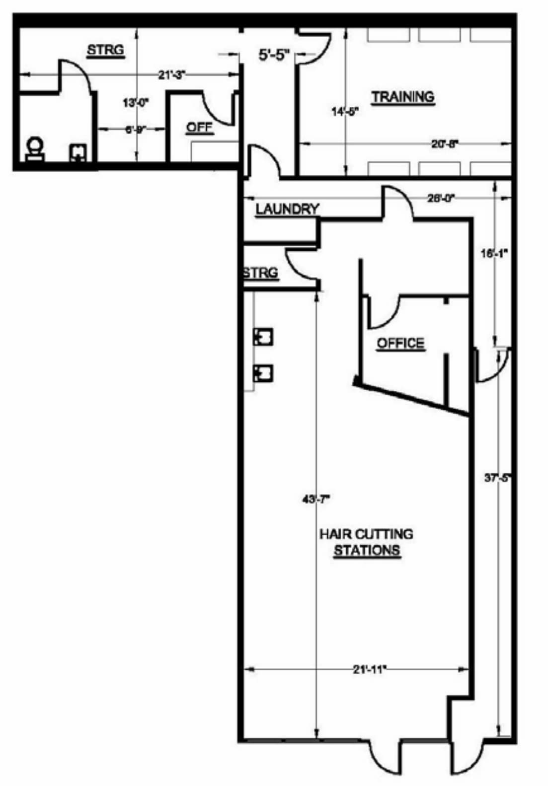 1234-1250 Howe Ave, Sacramento, CA à louer Plan d’étage– Image 1 sur 2