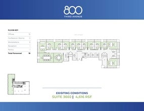 800 Third Ave, New York, NY à louer Plan d’étage– Image 2 sur 5