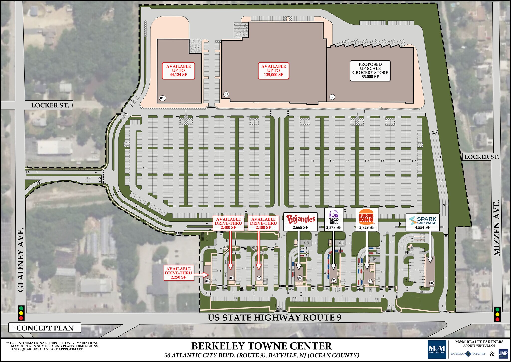 50 Atlantic City Blvd, Pine Beach, NJ à louer Plan de site– Image 1 sur 2