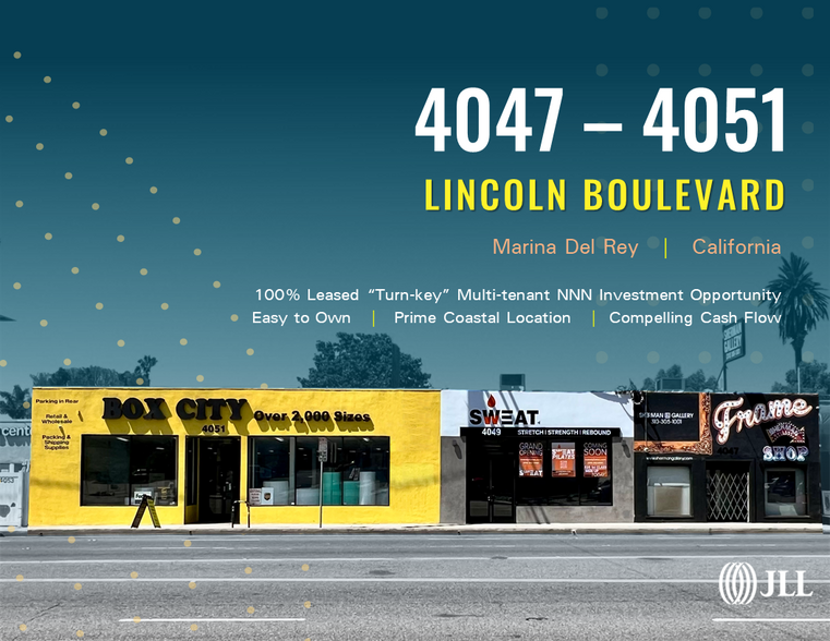 4047-4051 Lincoln Blvd, Marina Del Rey, CA à vendre - Photo de l’immeuble – Image 2 sur 17