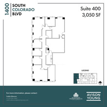 1400 S Colorado Blvd, Denver, CO à louer Plan d’étage– Image 1 sur 1