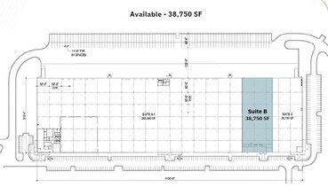 1150 Pleasant Ridge Rd, Greensboro, NC à louer Plan d’étage– Image 2 sur 6