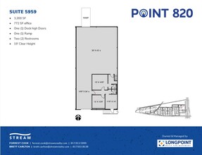 5721 E Rosedale St, Fort Worth, TX à louer Plan d’étage– Image 1 sur 1