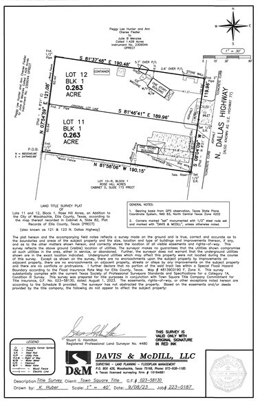 121 N Highway 77, Waxahachie, TX à vendre - Plan cadastral – Image 2 sur 2