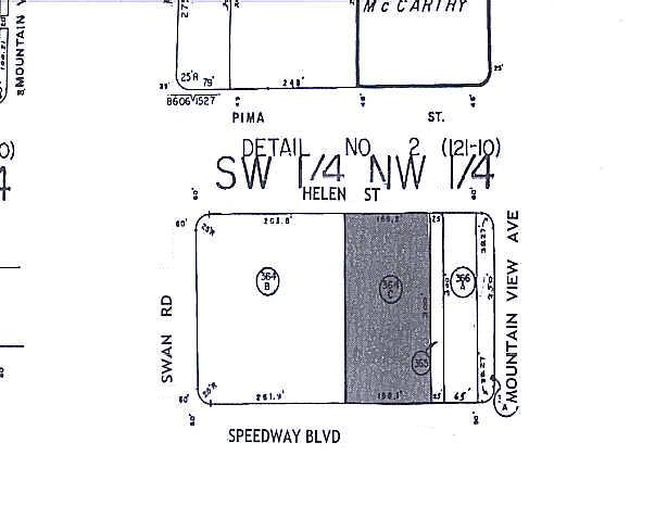 4741-4751 E Speedway Blvd, Tucson, AZ à louer - Plan cadastral – Image 2 sur 13