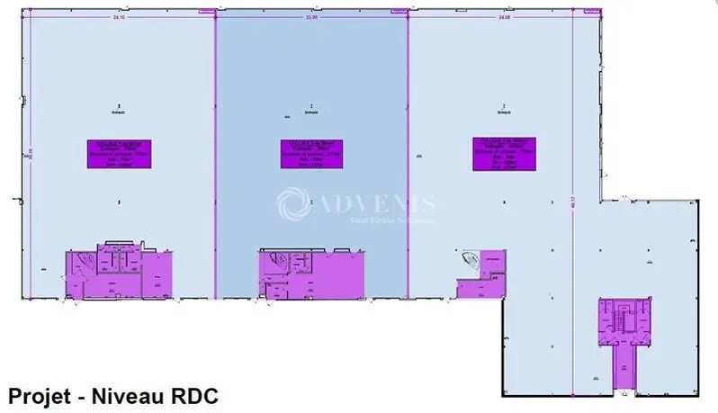 Industriel/Logistique dans Buc à louer - Plan d’étage – Image 2 sur 4