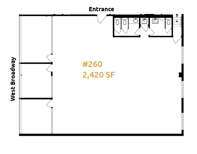 1916 Broadway W, Vancouver, BC à louer Plan d’étage– Image 1 sur 1