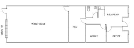 2880 Scott St, Vista, CA à louer Plan d’étage– Image 1 sur 1