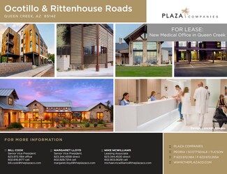 Plus de détails pour Ocotillo & Rittenhouse Roads Rd, Queen Creek, AZ - Bureau, Bureau/Médical à louer