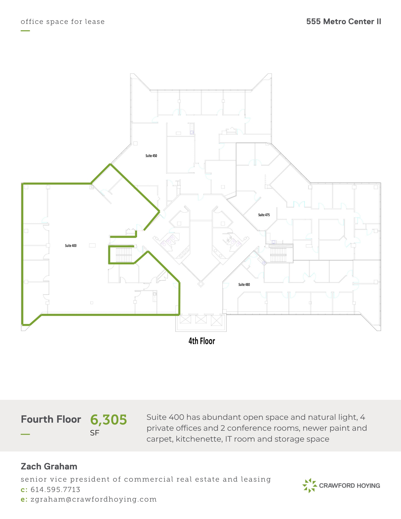 555 Metro Pl N, Dublin, OH à louer Plan d’étage– Image 1 sur 3