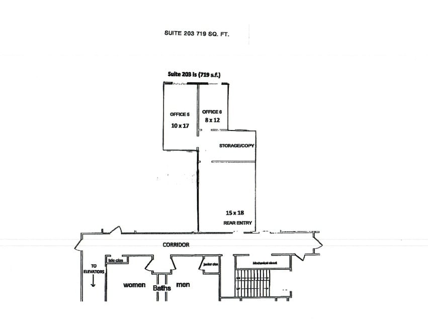 4915 St. Elmo Ave, Bethesda, MD à louer Plan d’étage– Image 1 sur 1