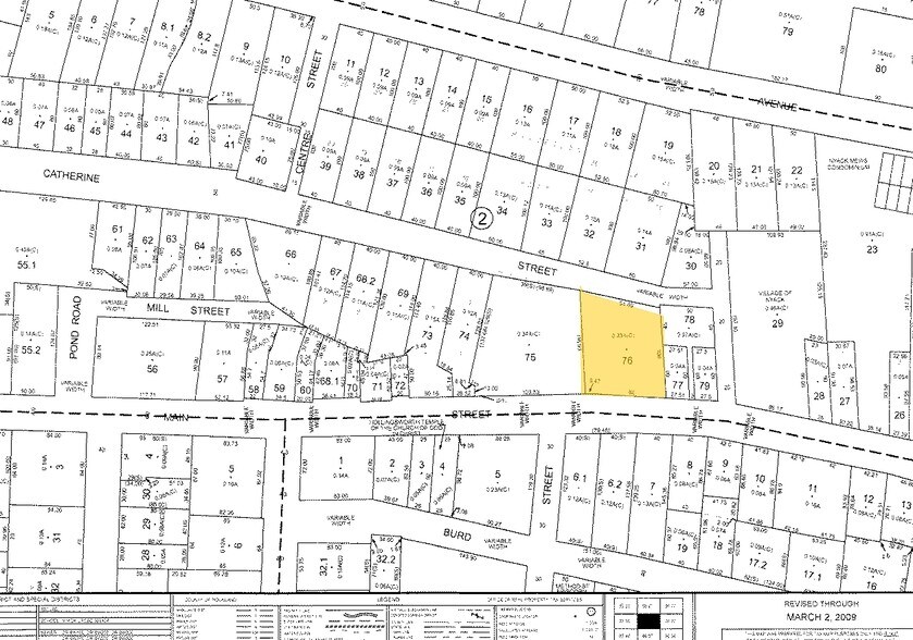 168-172 Main St, Nyack, NY à vendre - Plan cadastral – Image 3 sur 53
