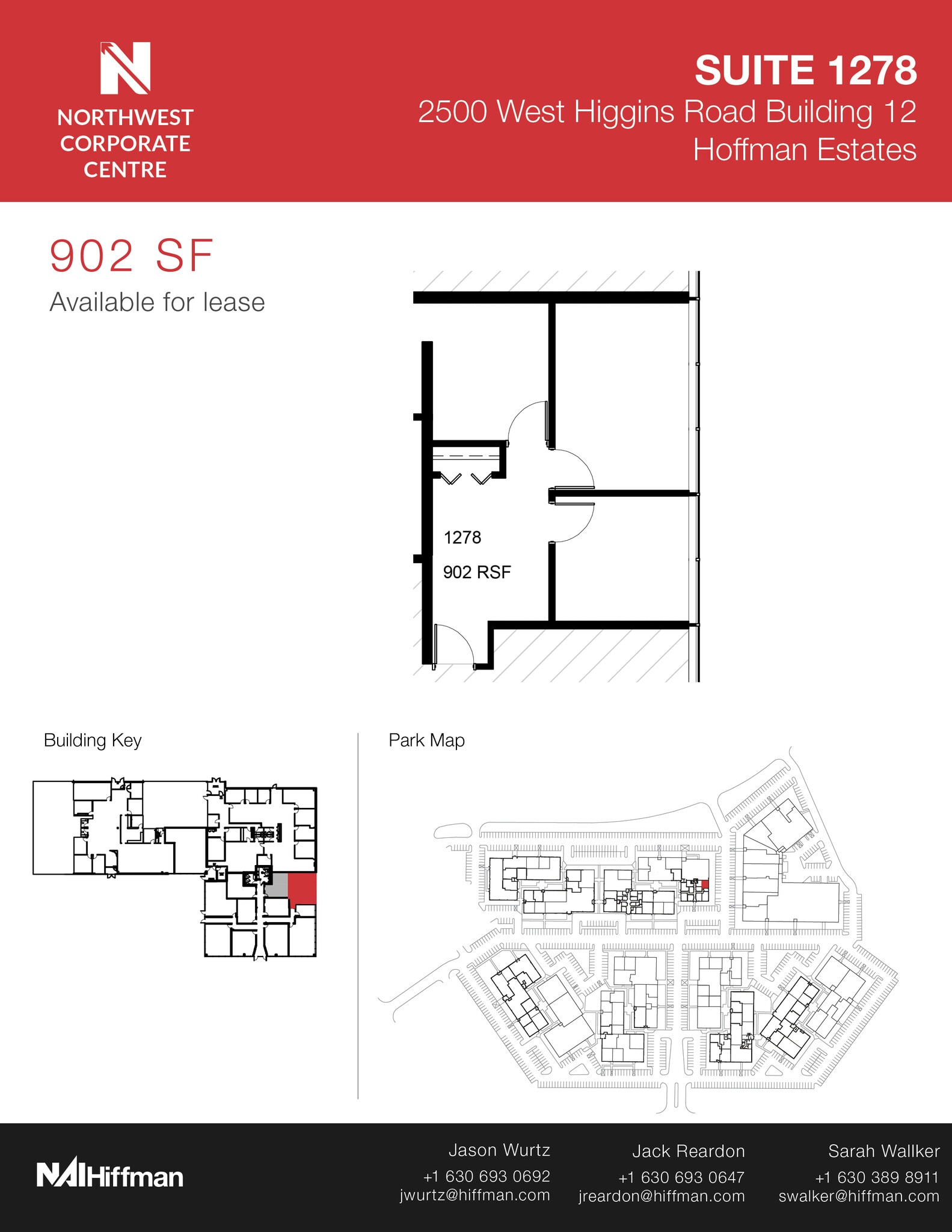 2500 W Higgins Rd, Hoffman Estates, IL à louer Plan d’étage– Image 1 sur 1
