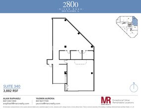 2800 S River Rd, Des Plaines, IL à louer Plan d’étage– Image 1 sur 5