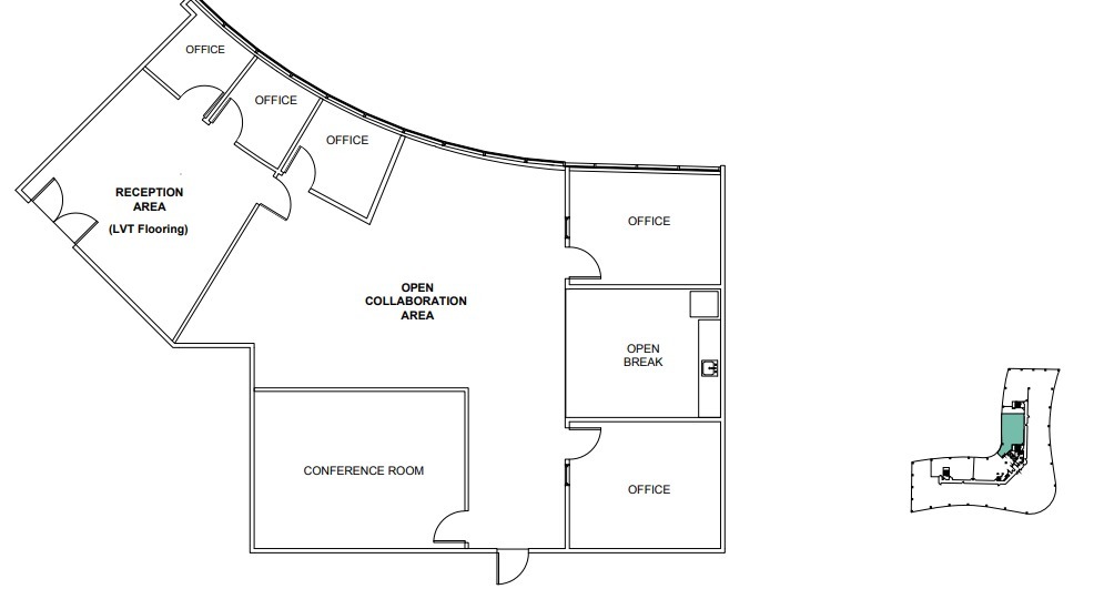 9665 Chesapeake Dr, San Diego, CA à louer Plan d’étage– Image 1 sur 1