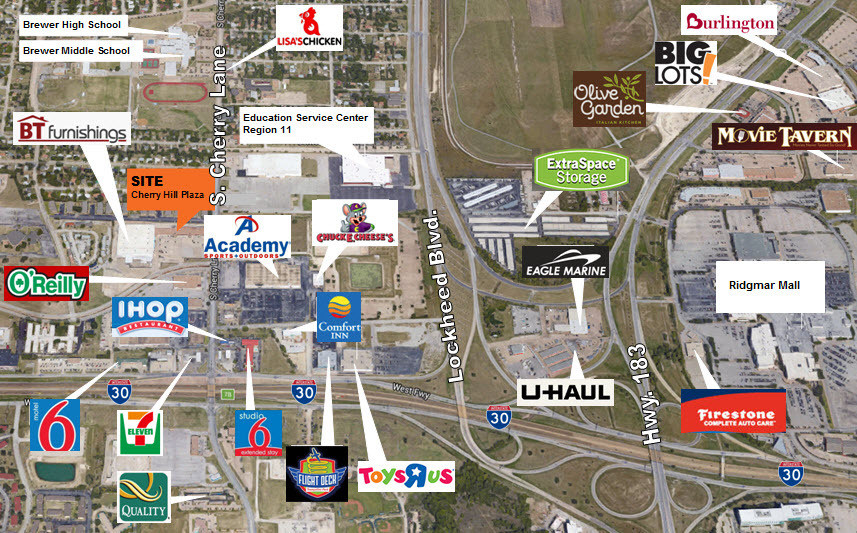 1598-1636 S Cherry Ln, White Settlement, TX à louer - Photo de l’immeuble – Image 3 sur 3