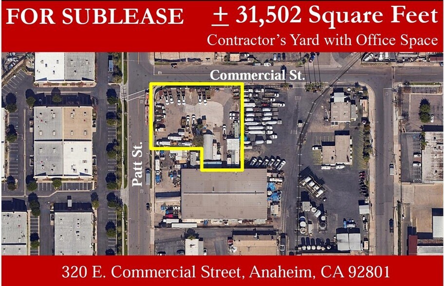 320 E Commercial St, Anaheim, CA à louer - Photo de l’immeuble – Image 1 sur 2