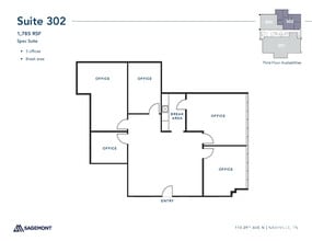 110 29th Ave N, Nashville, TN à louer Plan d’étage– Image 1 sur 1