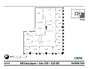 1175 Peachtree St NE, Atlanta, GA à louer Plan d’étage– Image 1 sur 1