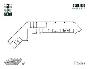 12221 Merit Dr, Dallas, TX à louer Plan d’étage– Image 1 sur 1