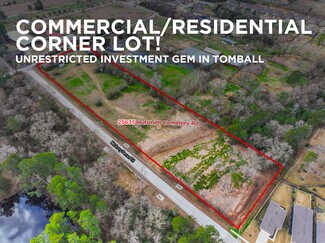 Plus de détails pour 25635 Hufsmith Cemetery Rd, Tomball, TX - Terrain à vendre