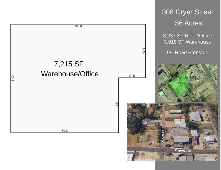 308 Cryer St, West Monroe, LA à vendre - Plan d’étage – Image 2 sur 11