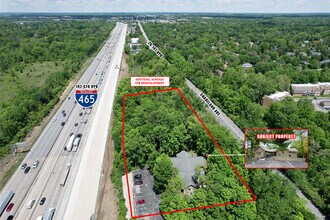 6350 N Shadeland Ave, Indianapolis, IN - Vue aérienne  vue de carte