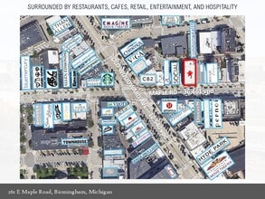 261-275 E Maple Rd, Birmingham, MI - Vue aérienne  vue de carte - Image1