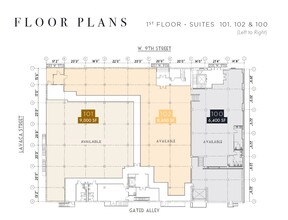 209 W 9th St, Austin, TX à louer Plan d’étage– Image 1 sur 1