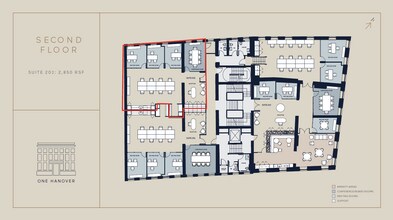 1 Hanover Sq, New York, NY à louer Plan d’étage– Image 1 sur 5