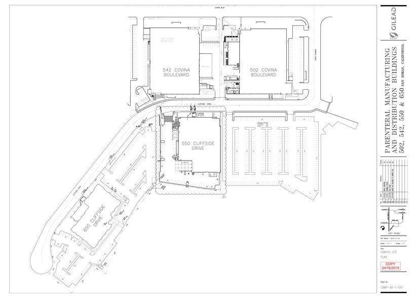 650 Cliffside Dr, San Dimas, CA à louer - Plan de site – Image 1 sur 6