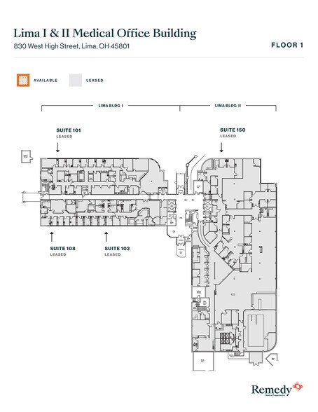 830 W High St, Lima, OH à louer - Plan d’étage – Image 2 sur 4