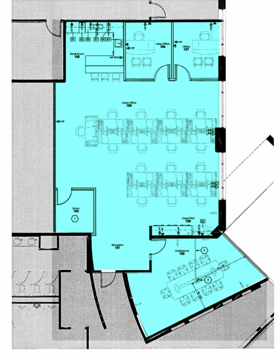 13640 Briarwick Dr, Austin, TX à louer Plan d’étage– Image 1 sur 1