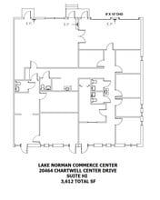 20464 Chartwell Center Dr, Cornelius, NC à louer Plan d’étage– Image 1 sur 1