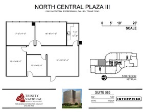 12801 N Central Expy, Dallas, TX à louer Plan d’étage– Image 1 sur 1