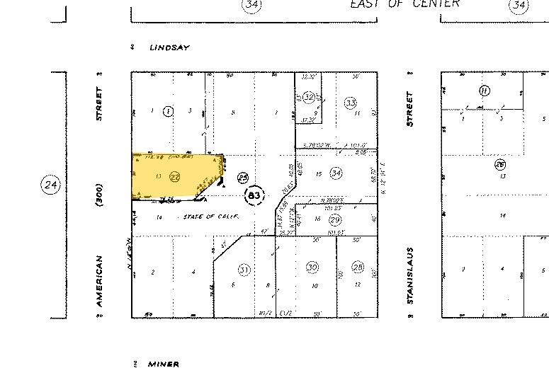 334 N American St, Stockton, CA à vendre - Plan cadastral – Image 2 sur 20