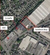 Sandbeck Lane, Wetherby, WYK - Vue aérienne vue de carte