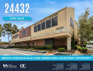 Plus de détails pour MEDICAL PORTFOLIO SALE – Bureau à vendre, Lake Forest, CA