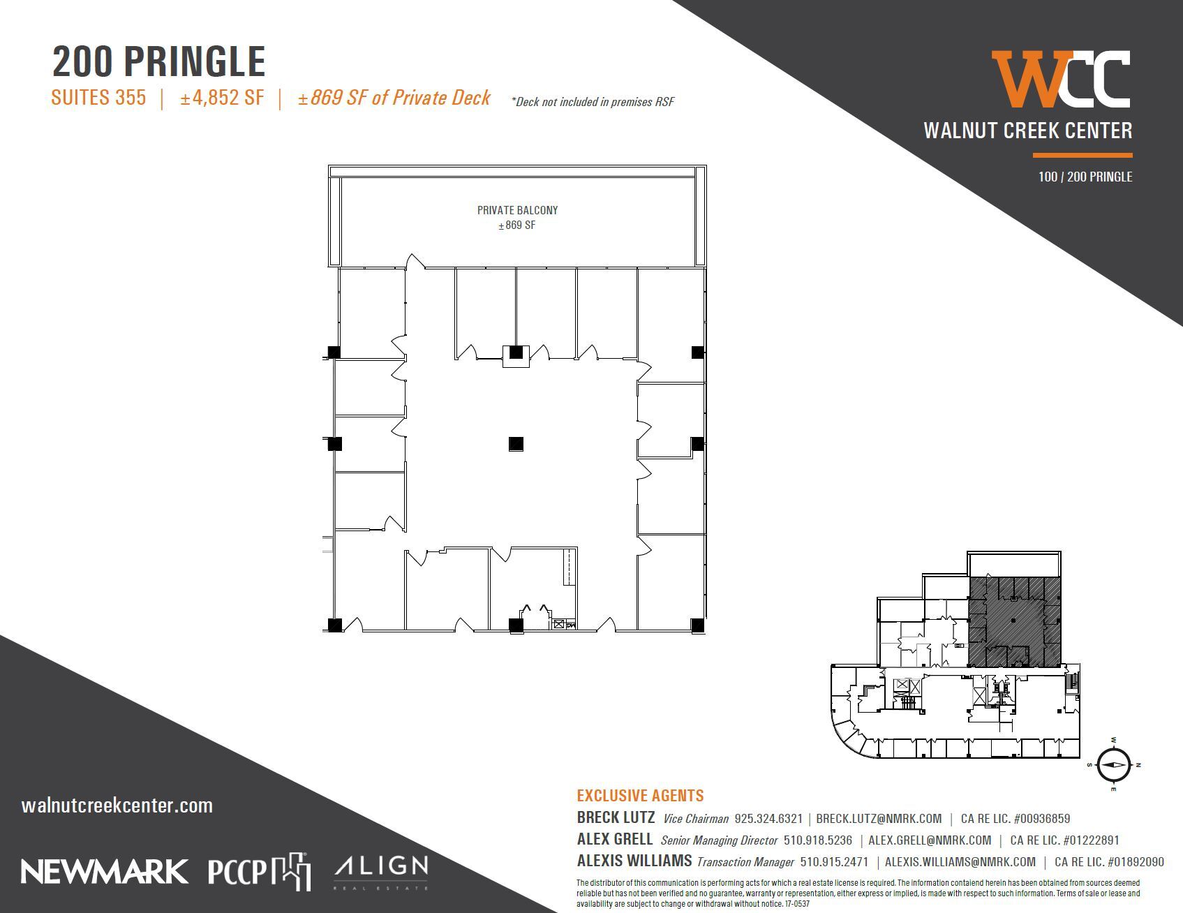 100 Pringle Ave, Walnut Creek, CA à louer Plan d’étage– Image 1 sur 1