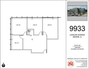 9933 Lawler Ave, Skokie, IL à louer Plan d’étage– Image 1 sur 5
