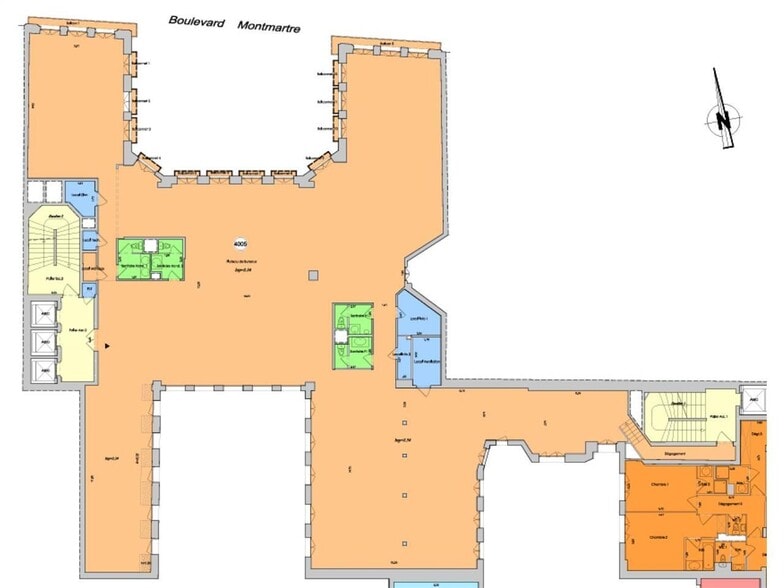 5 boulevard Montmartre, Paris à louer - Plan d’étage – Image 3 sur 4