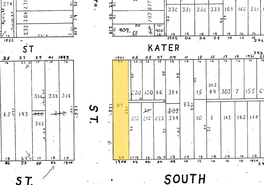 1900-1902 South St, Philadelphia, PA à vendre - Plan cadastral – Image 2 sur 7