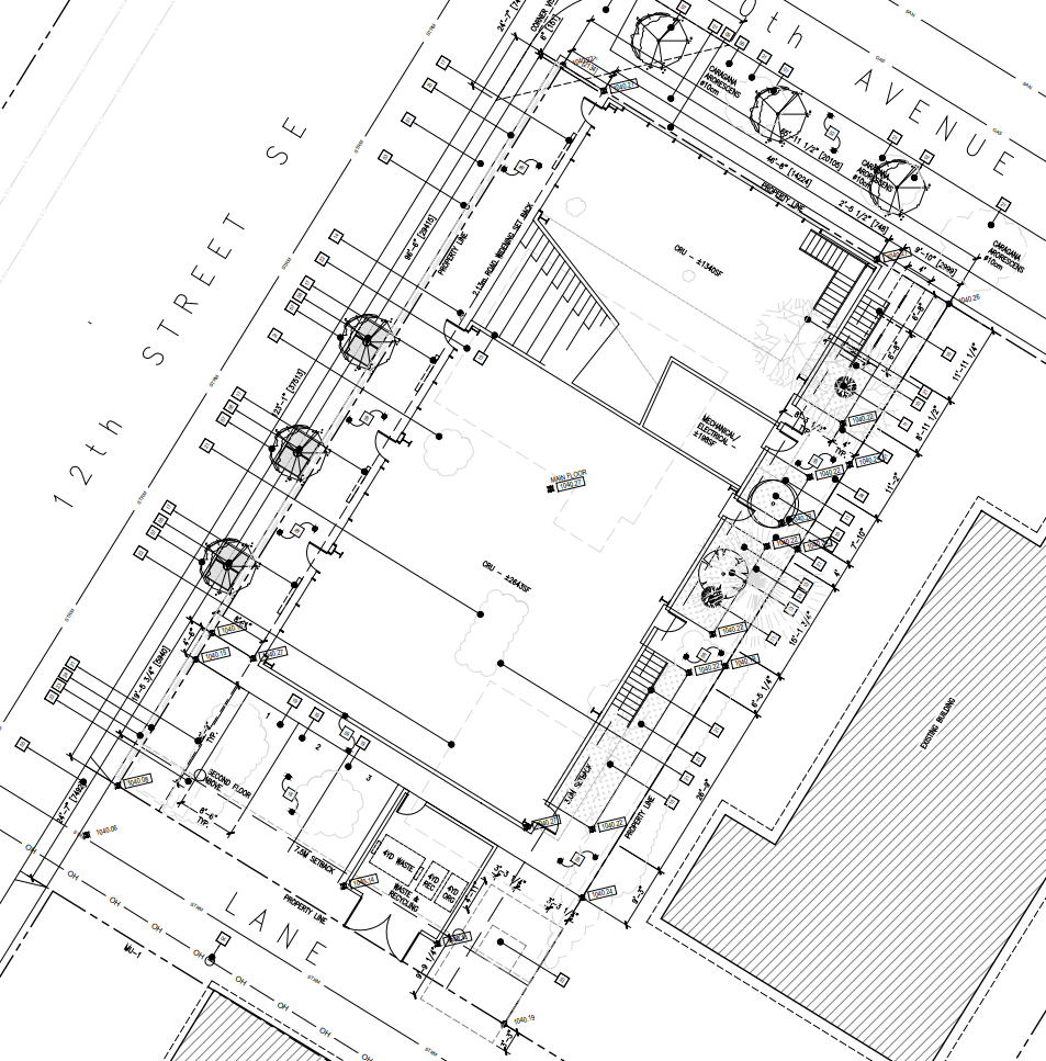 1301 10 Av SE, Calgary, AB à louer Plan de site– Image 1 sur 1
