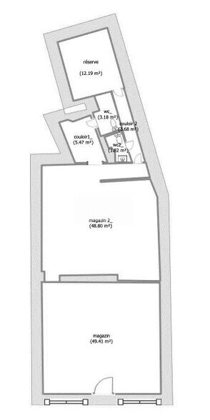 Local commercial dans Saint-Étienne à vendre - Plan d’étage – Image 2 sur 2