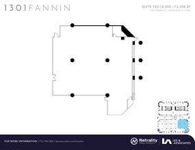1301 Fannin St, Houston, TX à louer Plan d’étage– Image 1 sur 1