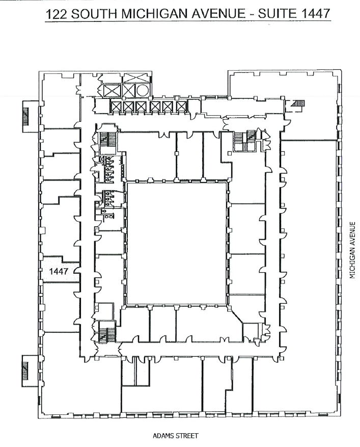 122 S Michigan Ave, Chicago, IL à louer Plan d’étage– Image 1 sur 1