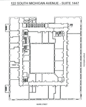 122 S Michigan Ave, Chicago, IL à louer Plan d’étage– Image 1 sur 1