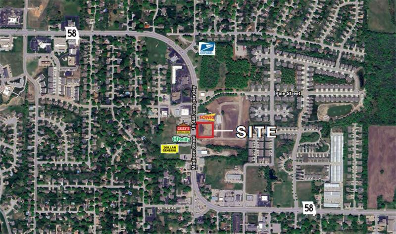 225 N Madison St, Raymore, MO à vendre Aérien– Image 1 sur 2
