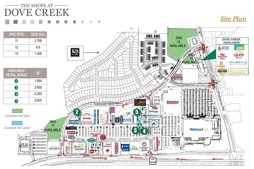 The Shops at Dove Creek, San Antonio, TX à vendre - Aérien – Image 3 sur 3