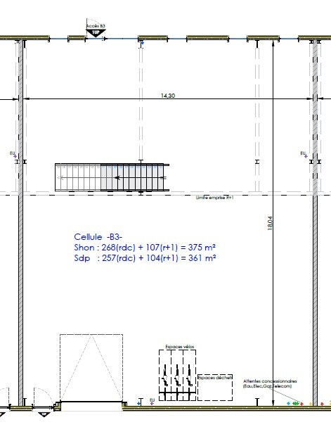 Local d'activités dans Ifs à vendre Plan d’étage– Image 1 sur 2